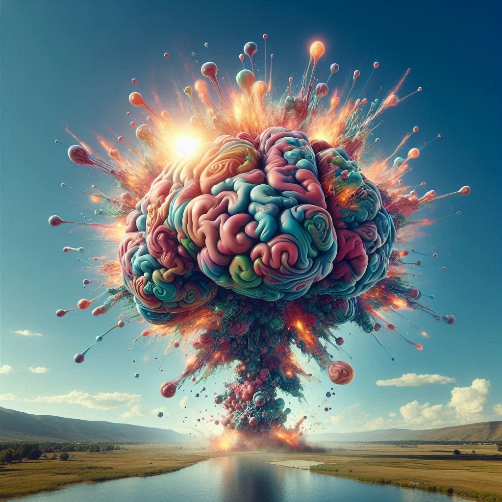 Brain exploding through the HBT1 experience